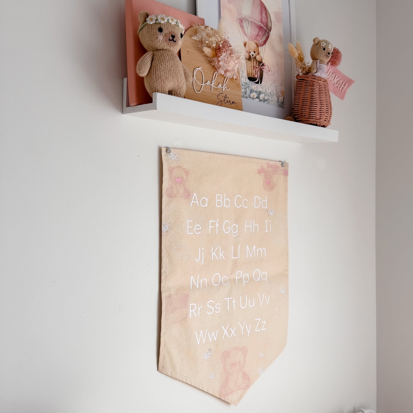 ABC or 123 Banner - Teddy Bears