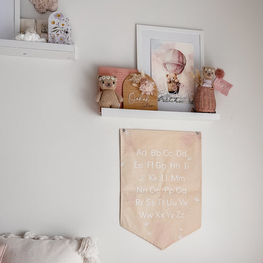 ABC or 123 Banner - Teddy Bears