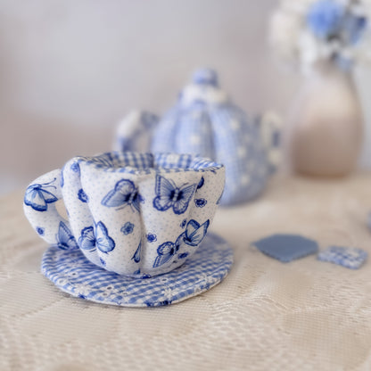 Handmade Fabric Tea Set – Custom Fabric Choice