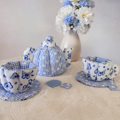 Handmade Fabric Tea Set – Custom Fabric Choice