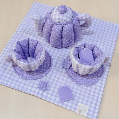 Handmade Fabric Tea Set – Custom Fabric Choice