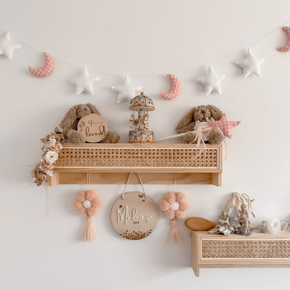 Milky Way Garland - Pink Gingham