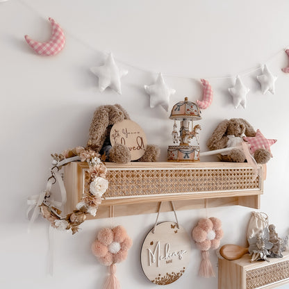 Milky Way Garland - Pink Gingham
