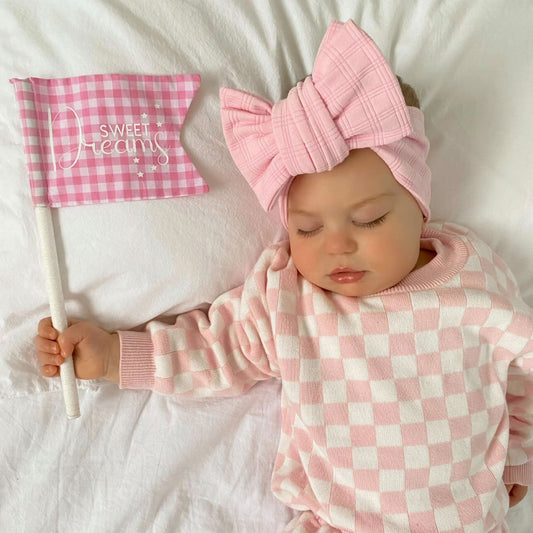 Gingham Sweet dreams flag